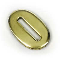 Больстер R35, латунь (35×19×3 мм, отверстие 19×3 мм)
