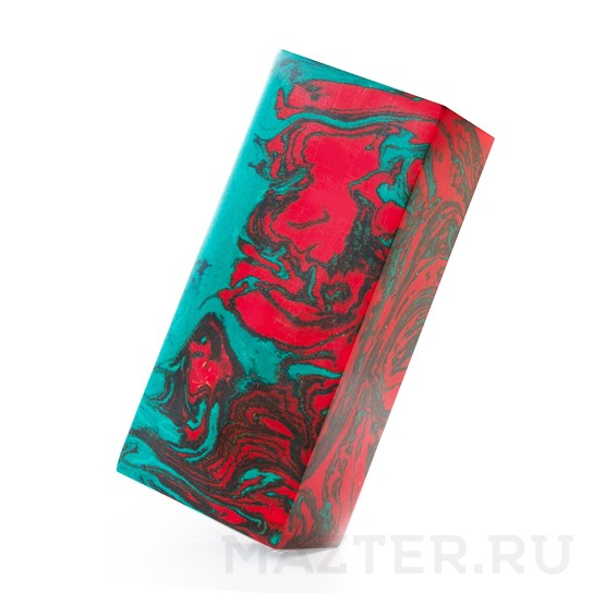 Форин, блок под всадной монтаж 120X40X35 мм  (зелёно-красный)