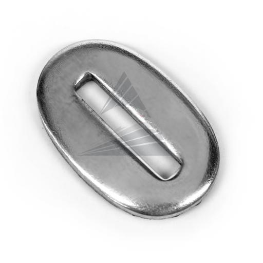 Больстер R35, нейзильбер (35×19×3 мм, отверстие 19×3 мм)