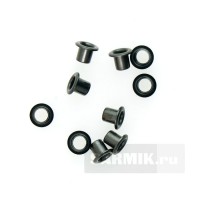 Люверсы для кайдекса, 5 мм, чернёные (10 шт.)