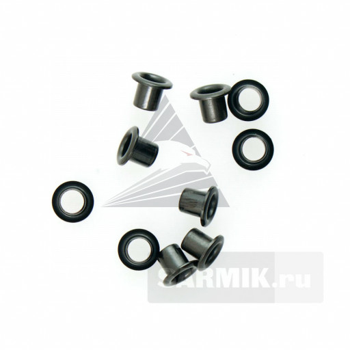 Люверсы для кайдекса, 5 мм, чернёные (10 шт.)