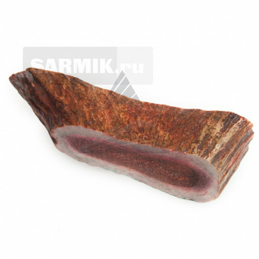 Лось рог срез лопаты малый стабилизированный (красный)