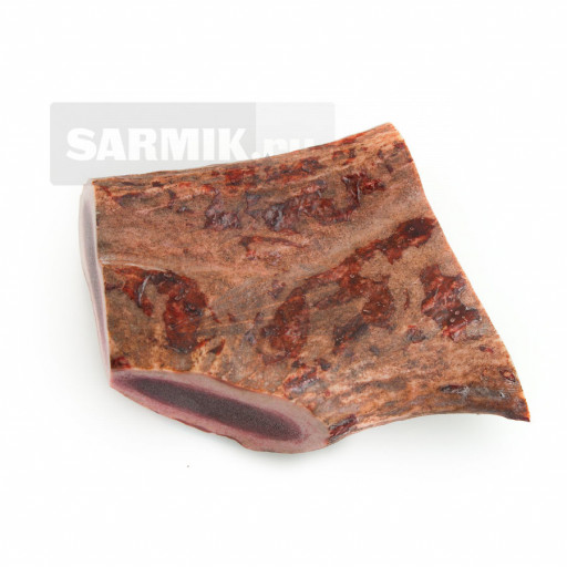 Лось рог срез лопаты большой стабилизированный (красный)