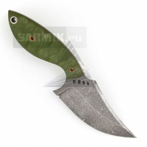 Нож "Skinner" №1109 цельнометаллический, дамасская сталь