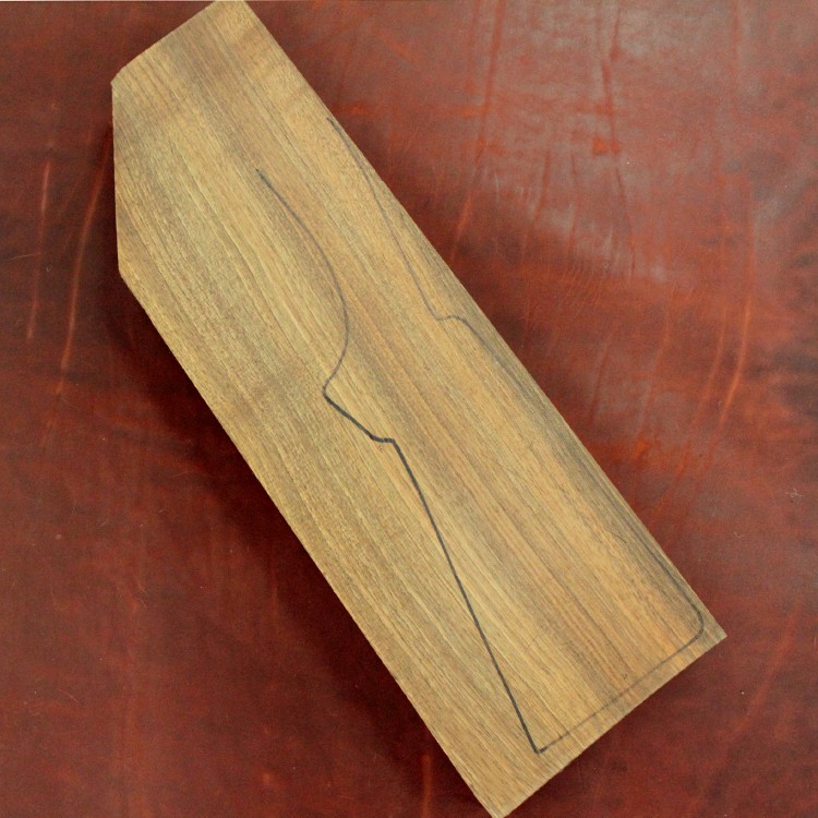 Приклад, заготовка №i002, комель ореха