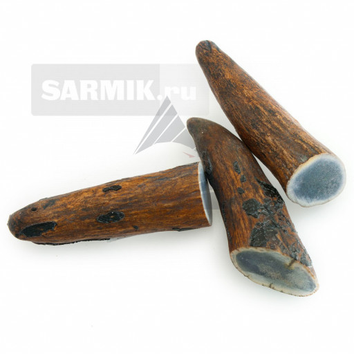 Лось, рог кончик стабилизированный (черный)