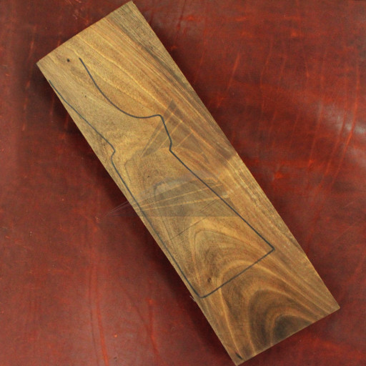 Приклад, заготовка №i005, комель ореха