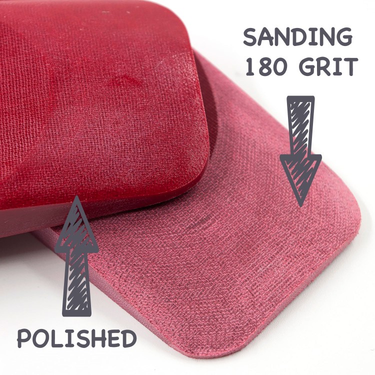 Микарта #CherryBold (красный), листы