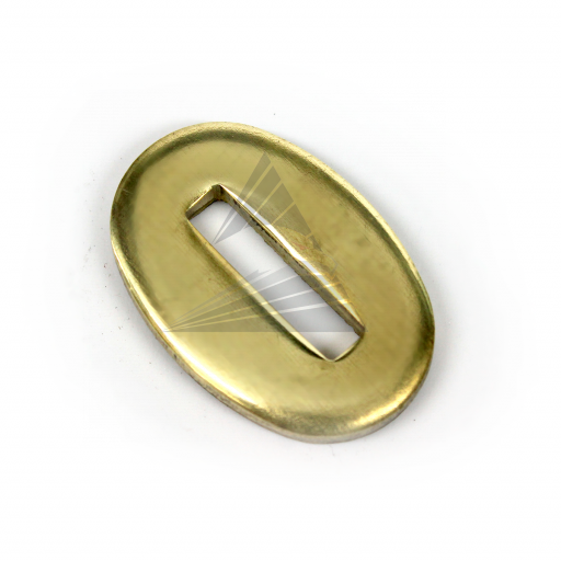 Больстер R24, латунь (24×17×3 мм, отверстие 13×3 мм)