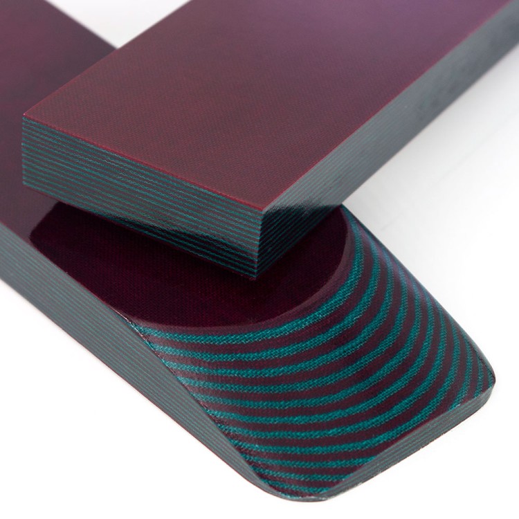 Микарта #Phoenix (бордово-изумр.), листы