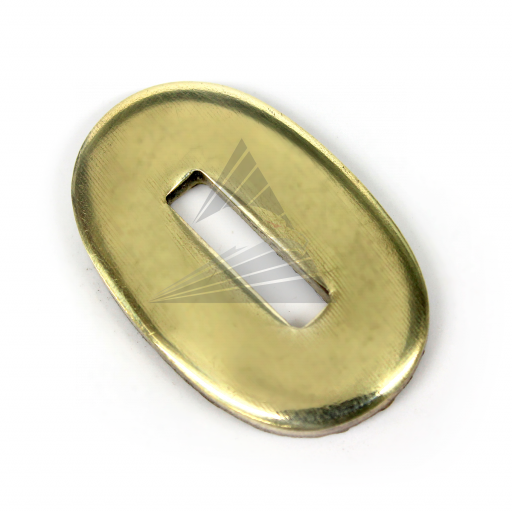 Больстер R30, латунь (30×19×3 мм, отверстие 13×3 мм)