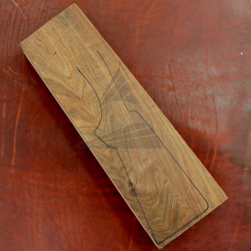 Приклад, заготовка №i009, комель ореха