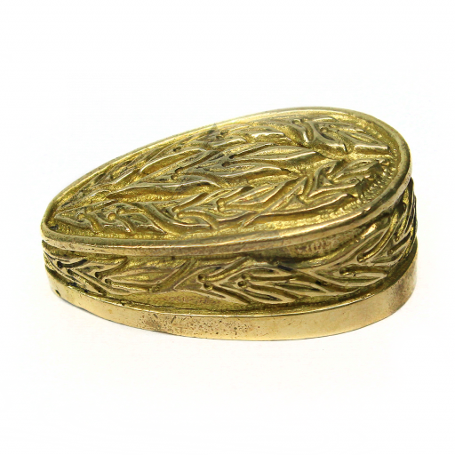 Тыльник №21, латунь, литьё (40×23 мм, высота 17 мм)