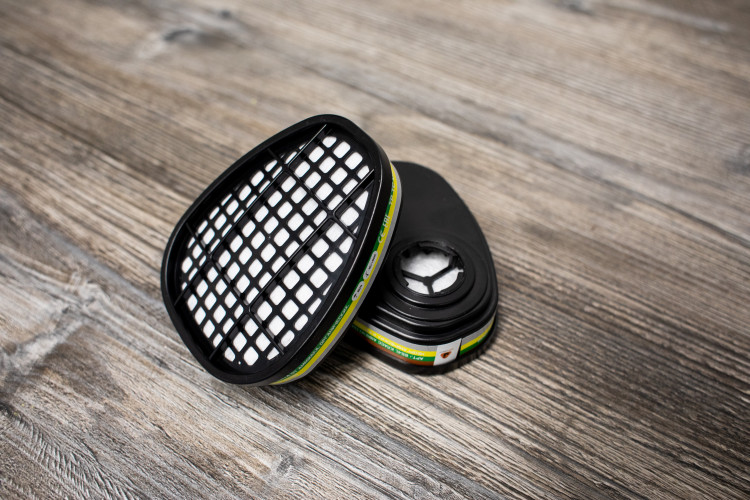 Фильтр противогазовый Jeta Safety 6541 для защиты от органических, неорганических, кислых газов и аммиака класса AВЕK1, упаковка 2шт