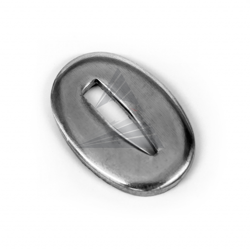 Больстер V24, нейзильбер (24×17×3 мм, V-отверстие 13×3 мм)