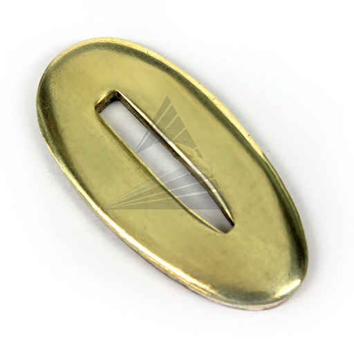 Больстер V35x, латунь (35x17x3мм, V-отверстие 19x3мм)