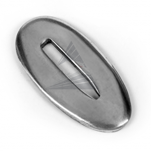 Больстер V35x, нейзильбер (35x17x3мм, V-отверстие 19x3мм)