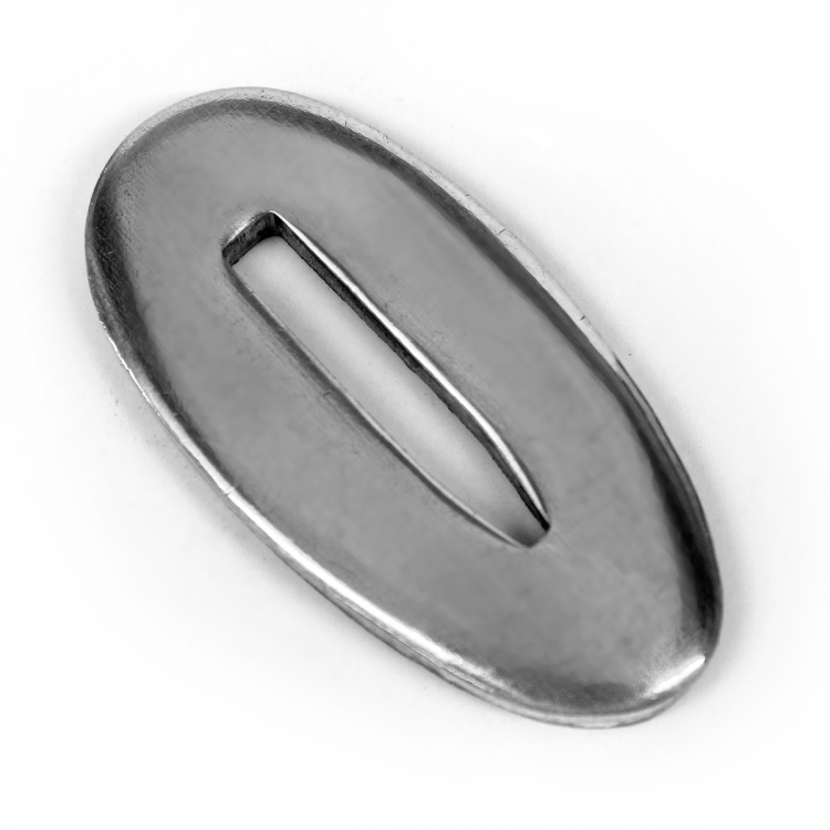 Больстер V35x, нейзильбер (35x17x3мм, V-отверстие 19x3мм)