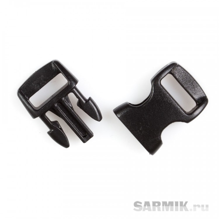 Фастекс 15х30 мм, чёрный