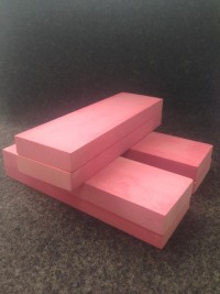 Форин, комплект из двух плашек 130х40х9 мм (розовый)