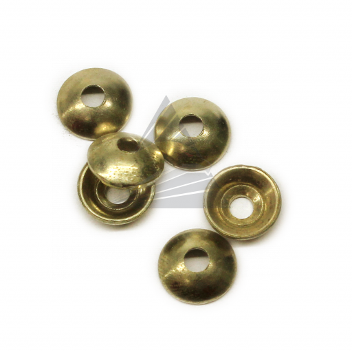 Тыльник малый (10 мм, отверстие 3 мм), латунь