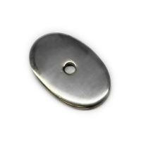 Тыльник, нейзильбер (32×21 мм, отверстие 3,5 мм), плоский
