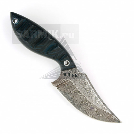 Нож "Skinner" №1108 цельнометаллический, дамасская сталь