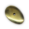 Тыльник, латунь (39×25 мм, отверстие 3,5 мм), вогнутый