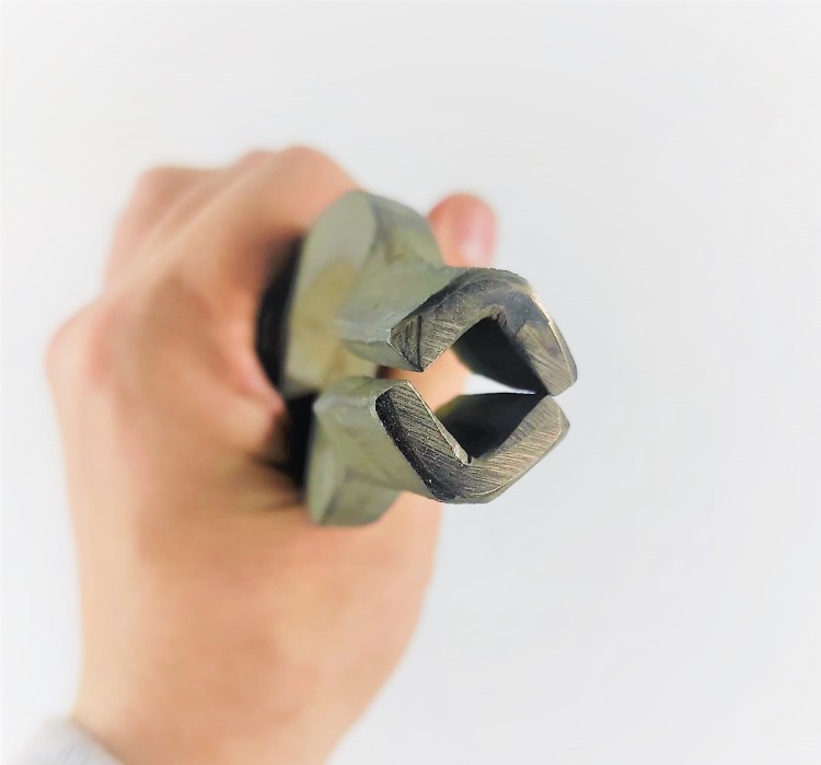 Клещи кузнечные №2 из титана, квадрат 10х10мм