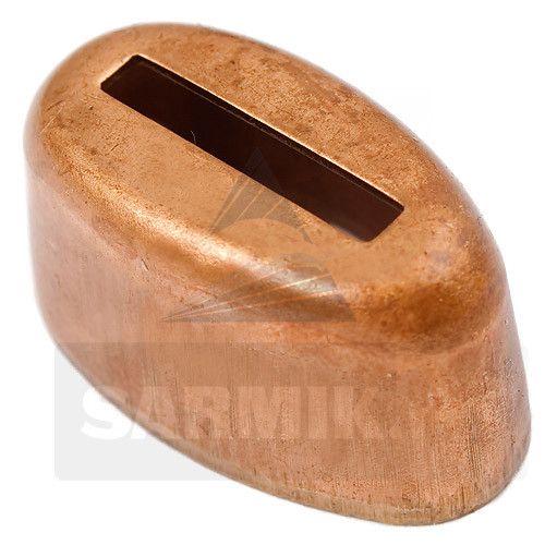 Оковка 32х18 мм, латунь