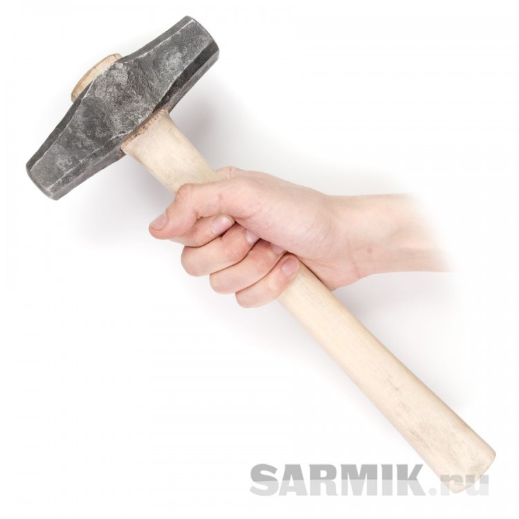 Молоток кузнечный кованый средний, вес 1,5-1,6кг.