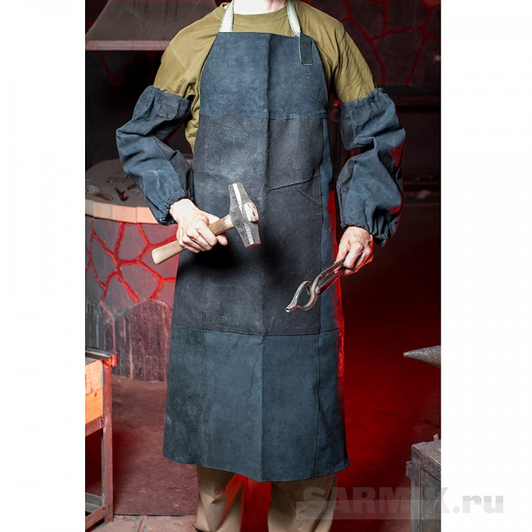 Нарукавники кузнеца (сварщика) из кожи (спилок)