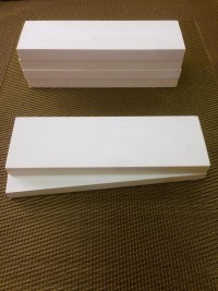 Форин, комплект из двух плашек 130х40х9 мм. (белый)