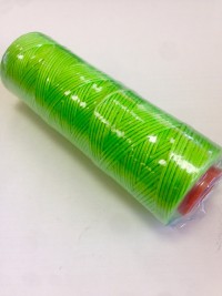 Нить вощёная Dafna якро-зелёная, полиэстр, 1 мм