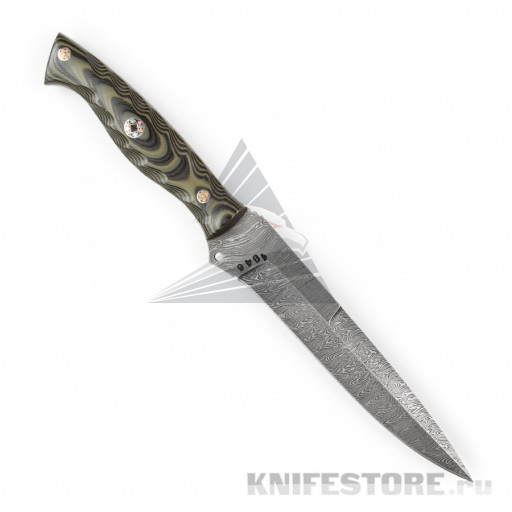 Нож "Voynik" №1046 цельнометаллический, дамасская сталь