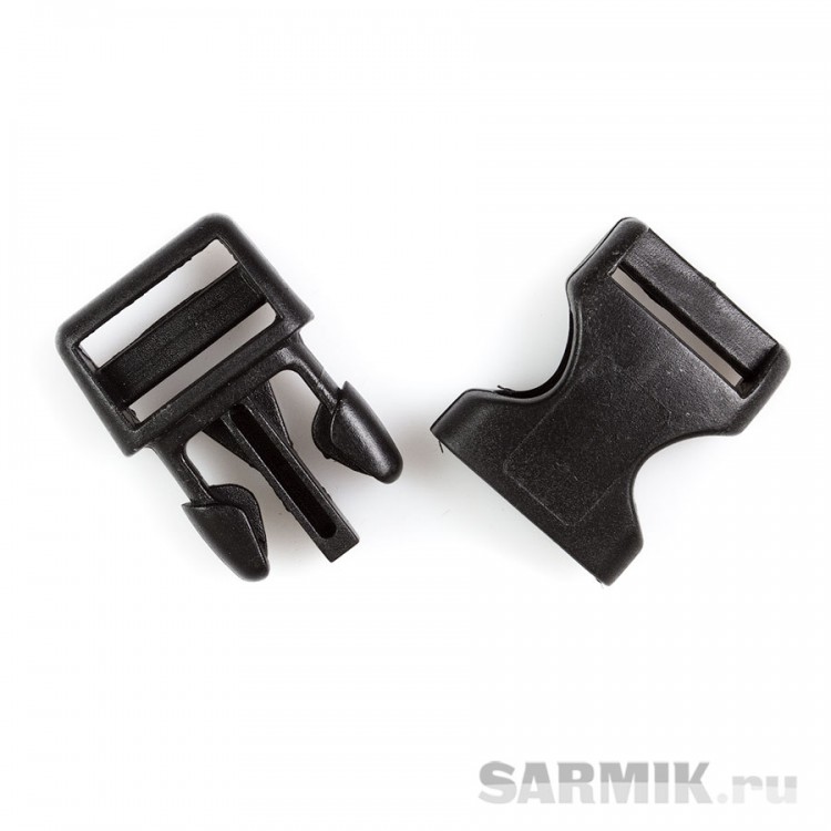 Фастекс 20х40 мм, чёрный