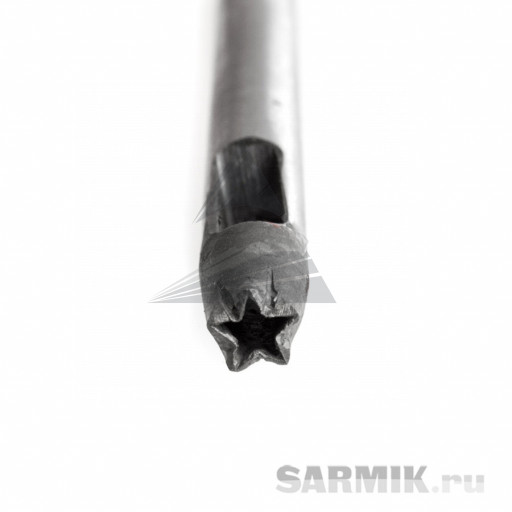 Пробойник для кожи фигурный (звезда), D4 мм