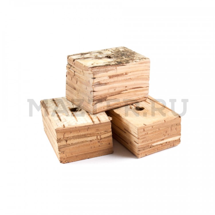 Береста, блок, склеенная методом варки, ~20-30 мм