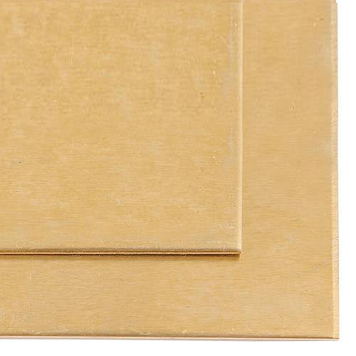 Латунный лист 100×100×2 мм