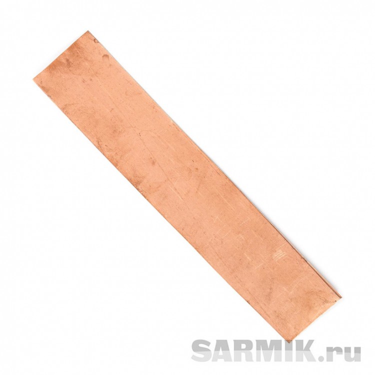 Медь полоска 130×40×3 мм
