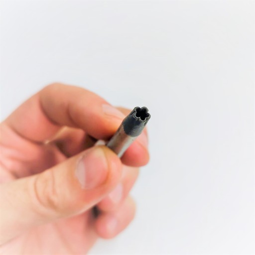 Пробойник для кожи фигурный (цветок), D4 мм