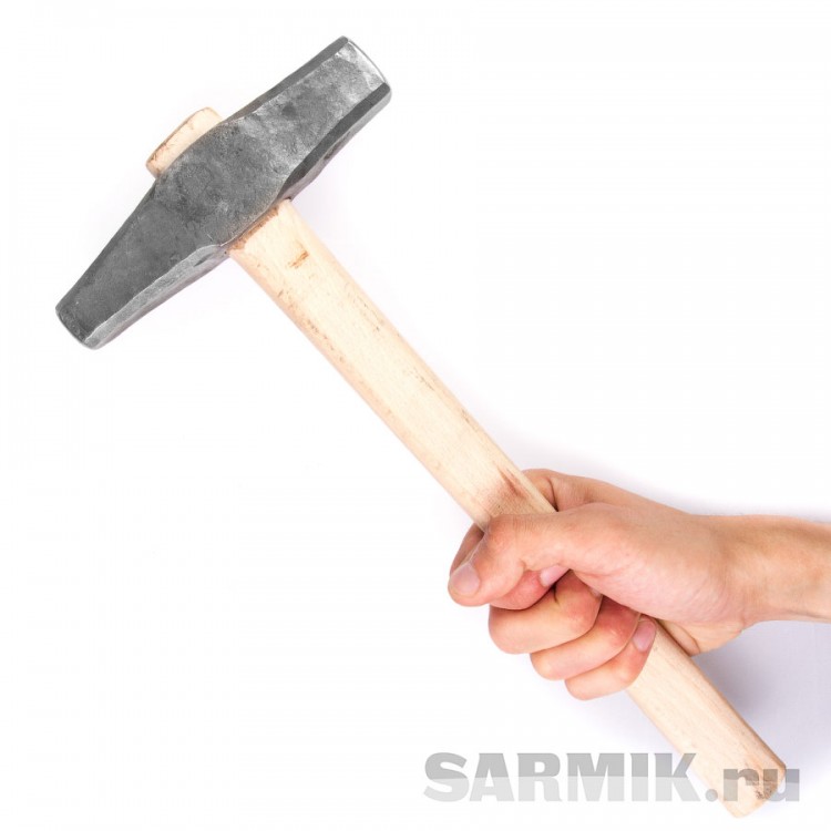 Молоток кузнечный кованый, вес 1кг.